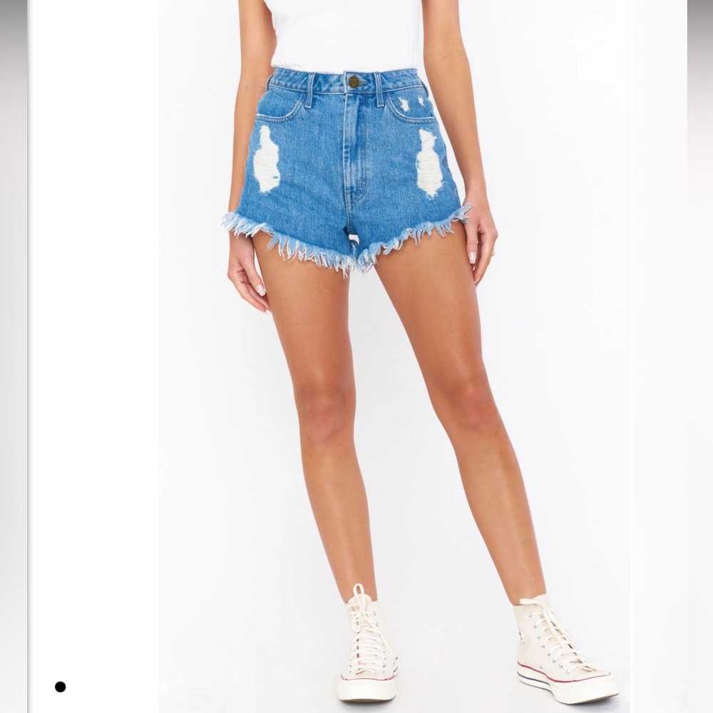 SHOW ME YOUR MUMU HOUSTON HIGH WAISTED DENIM SHORTS ✨